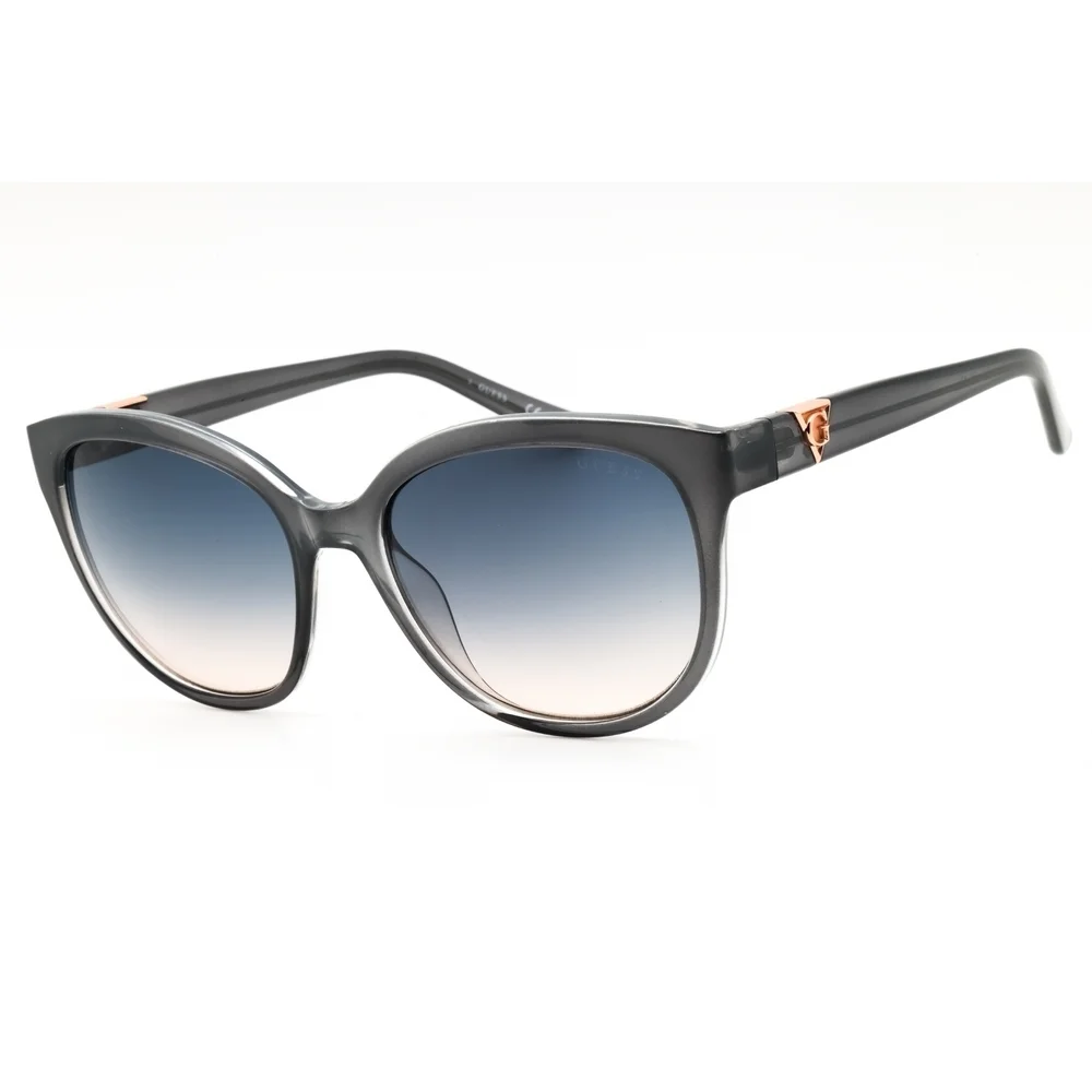 NWT Guess GU7877-20W Grey Round 56mm Sunglasses